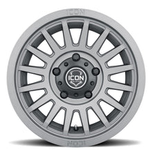 Cargar imagen en el visor de la galería, ICON Recon SLX 18x9 5x5.5 BP 0mm Offset 5in BS 77.9mm Hub Bore Charcoal Wheel
