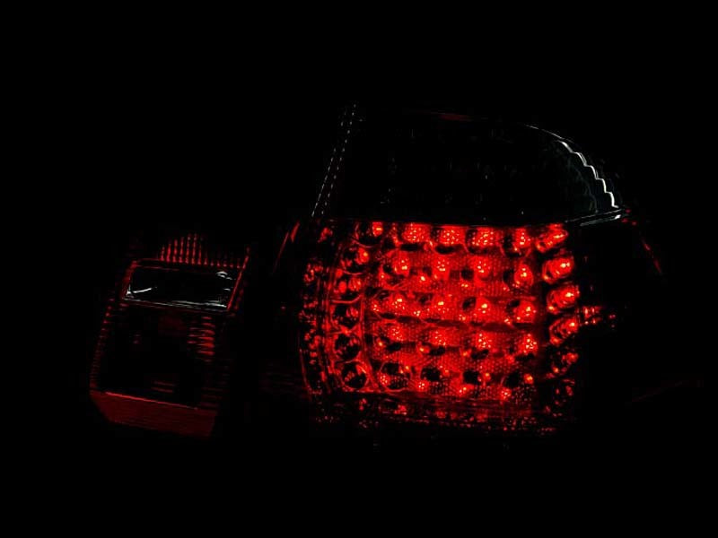 ANZO 1999-2001 BMW Serie 3 E46 Luces traseras LED rojo/transparente 4 piezas