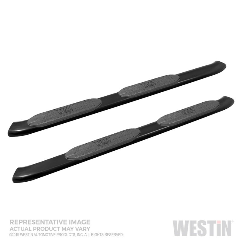 Westin 19-20 Chevrolet Silverado/GMC Sierra 1500 Double Cab PRO TRAXX 5 barras ovaladas Nerf - Negro