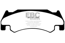 Cargar imagen en el visor de la galería, EBC 05-06 Dodge Ram SRT-10 8.3 Ultimax2 Front Brake Pads