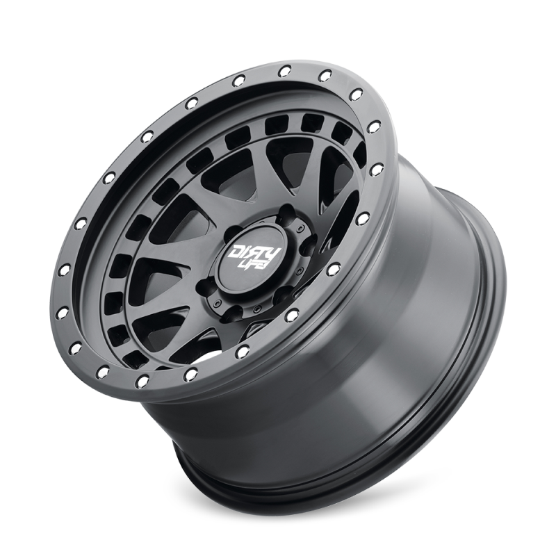 Dirty Life 9311 Enigma Pro 17x9/6x135 BP/-12mm Offset/87.1mm Hub Rueda negra mate - Beadlock