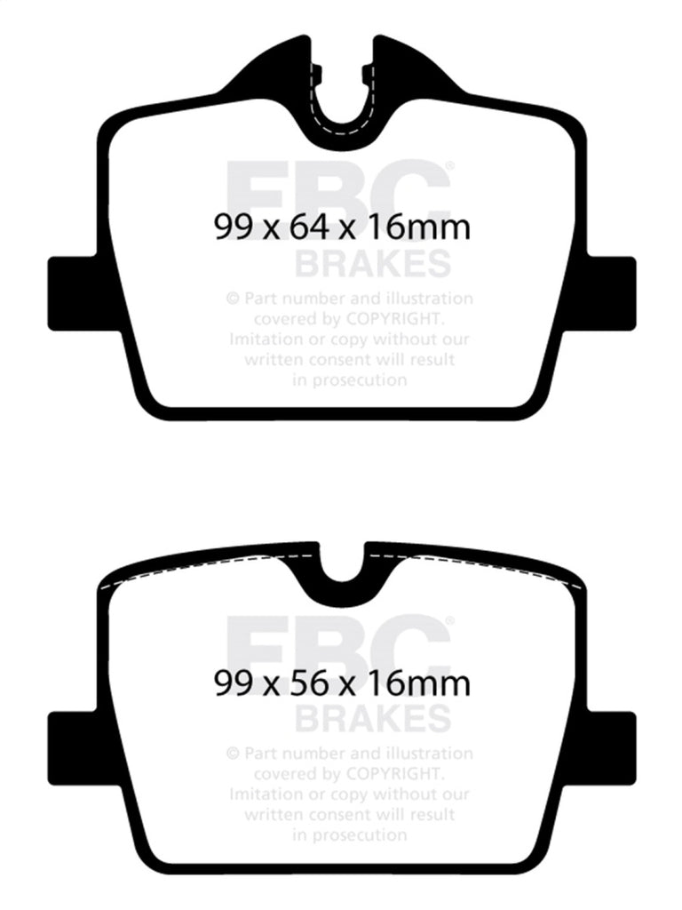EBC 2019+ BMW Z4 G29 2.0T Pastillas de freno traseras Bluestuff