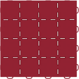 WeatherTech TechFloor - 12in X 12in Tiles - Red/Black **Order in Qtys of 10