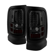 Cargar imagen en el visor de la galería, Xtune Dodge Ram 1500 94-01 C-Shape LED Tail Lights Smoke ALT-ON-DRAM94-G2-LED-SM