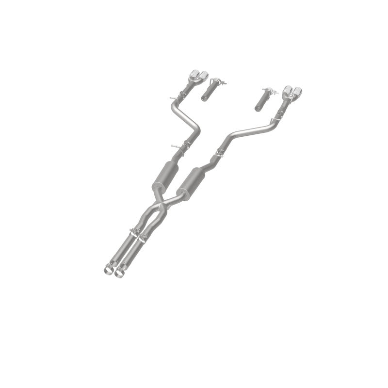 MagnaFlow Cat-Back, SS, 2.5 pulgadas, cuádruple trasero dividido con punta de 3.5 pulgadas 2015 Dodge Challenger R/T 5.7L