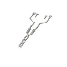 Cargar imagen en el visor de la galería, MagnaFlow Cat-Back, SS, 2.5 pulgadas, cuádruple trasero dividido con punta de 3.5 pulgadas 2015 Dodge Challenger R/T 5.7L