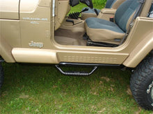 Cargar imagen en el visor de la galería, N-Fab Nerf Step 97-06 Jeep Wrangler TJ/BJ 2 Door All - Gloss Black - W2W - SRW - 3in