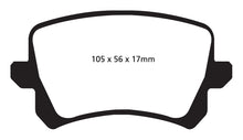 Cargar imagen en el visor de la galería, EBC 15+ Audi Q3 2.0 Turbo Pastillas de Freno Traseras Greenstuff