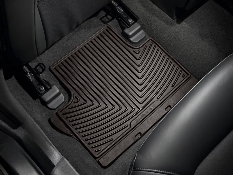 WeatherTech 2007-2014 Volvo S80 Rear Rubber Mats - Cocoa