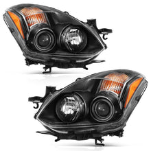 Cargar imagen en el visor de la galería, ANZO 2010-2013 Nissan Altima Projector Headlight Black (Halogen Type)