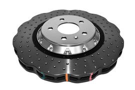 DBA 14-20 Audi A6 (con rotor delantero de 345 mm) Rotor perforado en cruz delantero serie 5000 con sombrero plateado