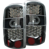 ANZO 2000-2006 Chevrolet Suburban luces traseras LED negras