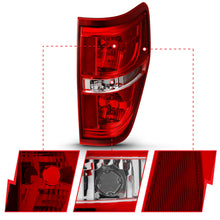 Cargar imagen en el visor de la galería, ANZO 2009-2014 Ford F-150 Euro luz trasera roja/transparente (sin bombilla)