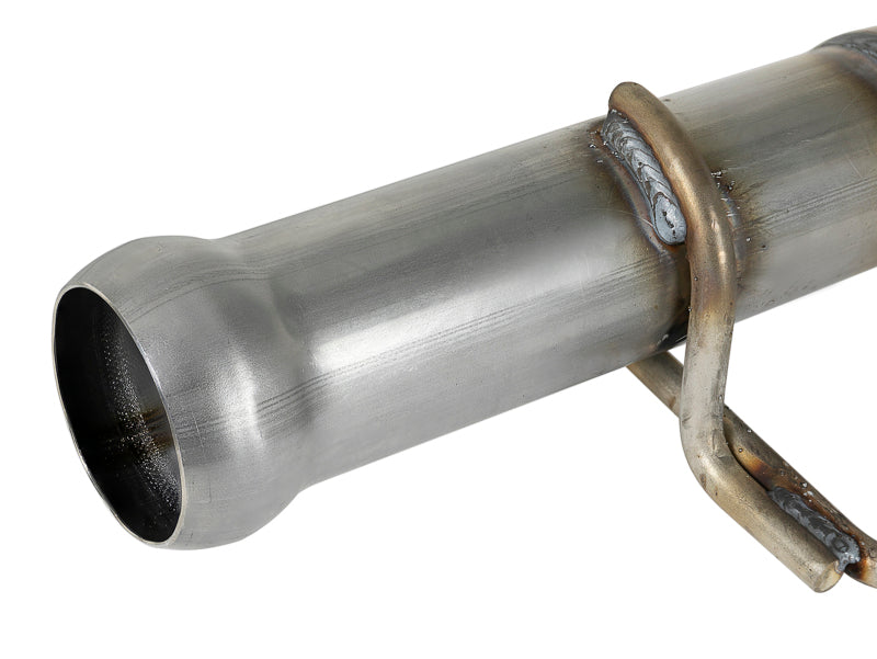 aFe POWER Tubo en Y de acero trenzado 2-1/4 pulgadas 409 SS Sistema de escape 2018 Jeep Wrangler (JL) V6-3.6L