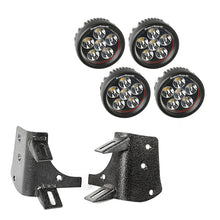 Cargar imagen en el visor de la galería, Rugged Ridge 97-06 Jeep Wrangler TJ/LJ 3.5in Round Dual A-Pillar LED Kit