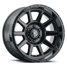Cargar imagen en el visor de la galería, ICON Recoil 20x10 6x135 -24mm Offset 4.5in BS Rueda negra brillante