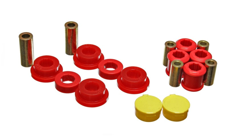 Energy Suspensión 95-99 Mitsubishi Eclipse FWD/AWD Juego de bujes de brazo de control delantero rojo