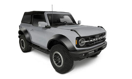 Bushwacker 21-22 Ford Bronco (2 puertas) Guardabarros estilo Extend-A-Fender - 4 piezas lisas