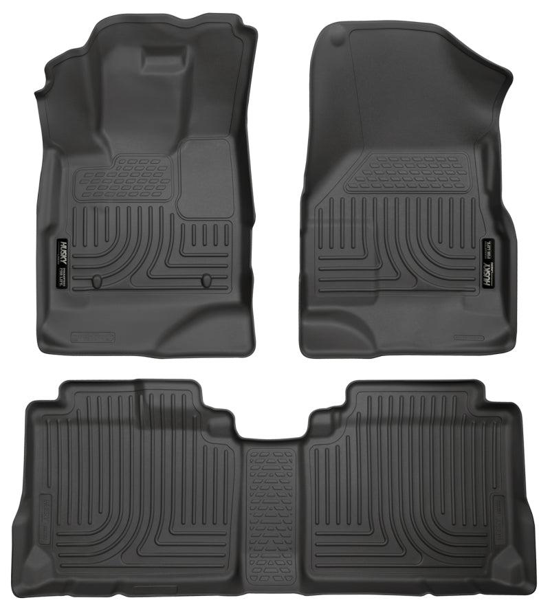 Husky Liners 10-12 Chevy Equinox/GMC Terrain WeatherBeater Combo revestimientos de piso negros