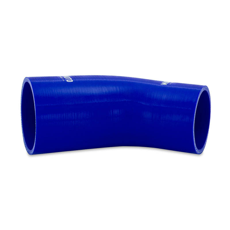 Acoplador reductor de silicona Mishimoto 45 grados 2,25 pulgadas a 2,5 pulgadas - Azul