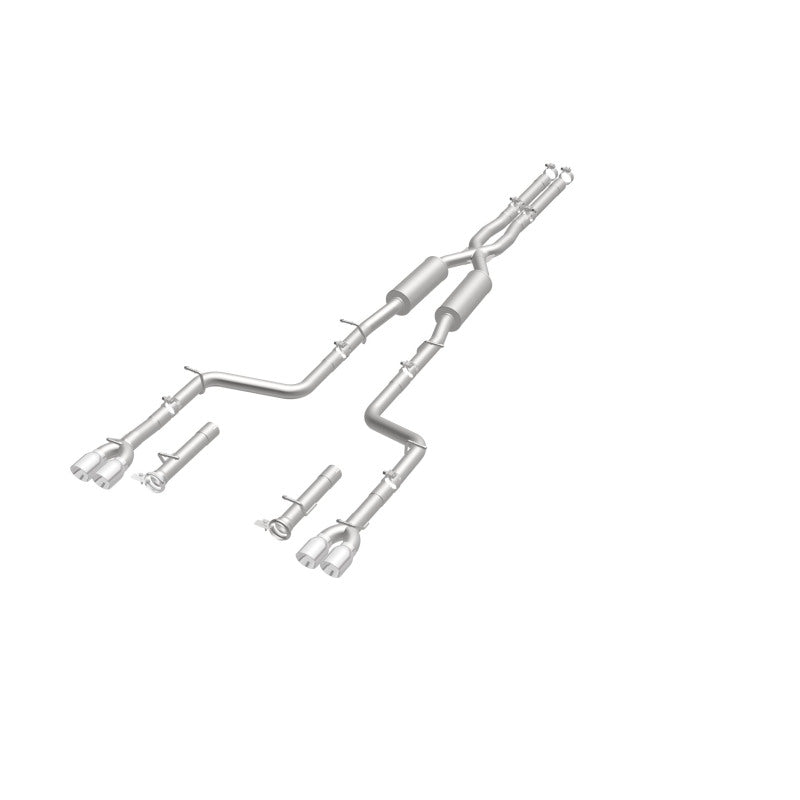 MagnaFlow Cat-Back, SS, 2.5 pulgadas, cuádruple trasero dividido con punta de 3.5 pulgadas 2015 Dodge Challenger R/T 5.7L