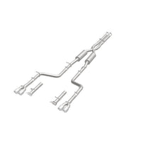 Cargar imagen en el visor de la galería, MagnaFlow Cat-Back, SS, 2.5 pulgadas, cuádruple trasero dividido con punta de 3.5 pulgadas 2015 Dodge Challenger R/T 5.7L