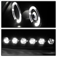 Cargar imagen en el visor de la galería, Spyder Ford F150 97-03 Projector - LED Halo Amber Reflctr LED Blk Smke PRO-YD-FF15097-1P-AM-BSM