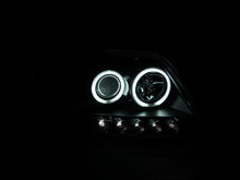 Cargar imagen en el visor de la galería, ANZO 1997-2003 Ford F-150 Faros delanteros con proyector con halo negro (CCFL)