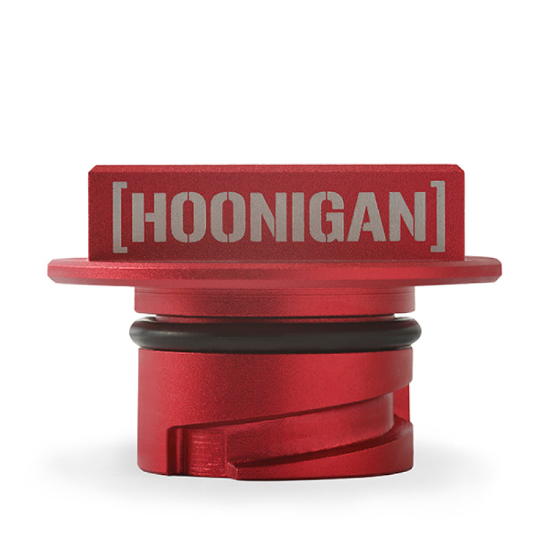 Mishimoto 05-16 Ford Mustang Hoonigan Tapa de llenado de aceite - Rojo
