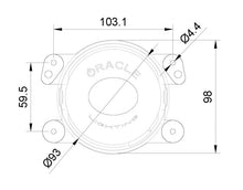 Cargar imagen en el visor de la galería, Oracle 100mm 15W Driving Beam LED Emitter - 6000K SEE WARRANTY