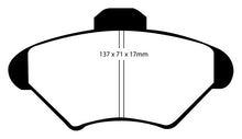 Cargar imagen en el visor de la galería, Pastillas de freno delanteras EBC 94-98 Ford Mustang 3.8 Redstuff