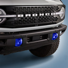 Cargar imagen en el visor de la galería, Ganchos de remolque para parachoques delantero Ford Racing 2021+ Bronco - Azul (par)