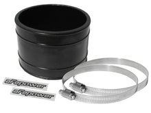 Cargar imagen en el visor de la galería, Kit de piezas de repuesto para sistema de admisión de aire frío aFe Magnum FORCE (4 pulgadas de diámetro interior x 3 pulgadas de largo) Acoplador recto - Negro