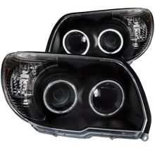 Cargar imagen en el visor de la galería, ANZO Faros delanteros proyectores Toyota 4Runner 2006-2009 con halo negro