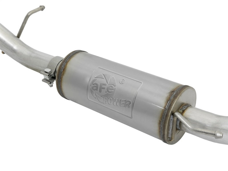 aFe Scorpion Escape Cat-Back de acero aluminizado de 2-1/2 pulgadas 07-18 Jeep Wrangler (JK) V6 3.6L/3.8L (2/4dr)