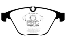 Cargar imagen en el visor de la galería, EBC 11-12 BMW 1M Coupe 3.0 Twin Turbo Pastillas de freno delanteras Greenstuff