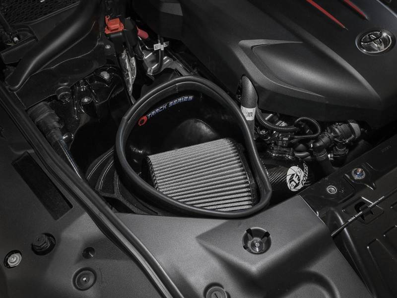 aFe 20-21 BMW Z4 M40i (G29) L6-3L (t) B58 Track Series Sistema de admisión de fibra de carbono con filtro Pro DRY S