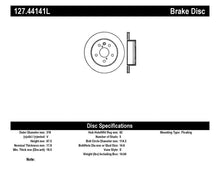Cargar imagen en el visor de la galería, StopTech Power Slot 06-11 Lexus GS Series / 06-12 IS350 Rear Left Drilled &amp; Slotted Rotor