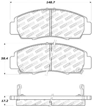 Load image into Gallery viewer, StopTech Performance 04-09 Acura TSX / 09 Accord V6 Coupe ONLY Front Brake Pads