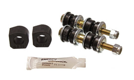 Energy Suspensión 84-87 Honda Civic/CRX Negro 16 mm Bujes de barra estabilizadora delantera (Bujes de enlace de barra estabilizadora a