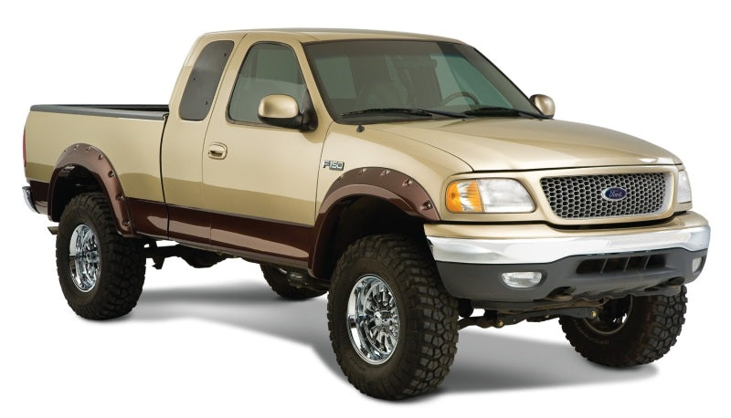 Bushwacker 97-03 Ford F-150 bengalas estilo recortado 2 piezas - negro