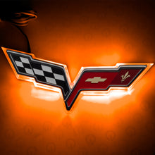Cargar imagen en el visor de la galería, Oracle Chevrolet Corvette C6 Illuminated Emblem - Amber SEE WARRANTY
