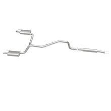 Cargar imagen en el visor de la galería, MagnaFlow Cat-Back SS 2.25/2.5in Dual Split Rear Exit Polished 3in Tip 2015 Chev Impala 3.6L V6
