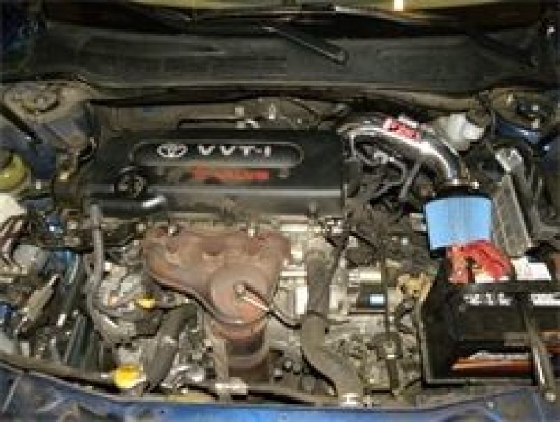 Injen 07-09 Toyota Camry 2.4L 4Cyl Entrada de aire sintonizada negra con Air Fusion/Bocinas de aire/Nano filtro Web