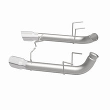 Cargar imagen en el visor de la galería, MagnaFlow 13 Ford Mustang Dual Split Rear Exit Stainless Axle-Back Cat Back Exhaust (Competition)