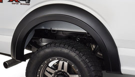 Bushwacker 15-17 Ford F-150 Styleside Extend-A-Fender estilo bengalas 2 piezas 67.1/78.9/97.6 pulgadas cama - negro