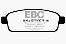 Cargar imagen en el visor de la galería, EBC 13+ Buick Encore 1.4 Turbo Ultimax2 Rear Brake Pads