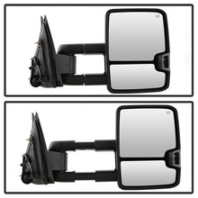 Cargar imagen en el visor de la galería, xTune Chevy Silverado 14-16 Heated Smoke LED Signal Telescoping Mirrors MIR-CSIL14S-G2-PWH-SM-SET