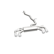 Cargar imagen en el visor de la galería, MagnaFlow Sys C/B 2015-2017 Volkswagen Golf R 3 pulgadas SS pulidas Quad Tip salida trasera dividida
