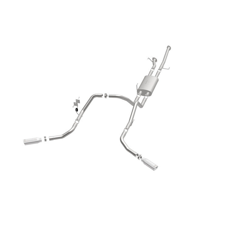 MagnaFlow Cat-Back 10-15 Toyota Tundra SC LB / CC SB 4.6L/5.7L V8 SS 2.5 Punta trasera doble dividida de 4 pulgadas